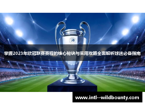 掌握2023年欧冠联赛赛程的核心秘诀与实用攻略全面解析球迷必备指南